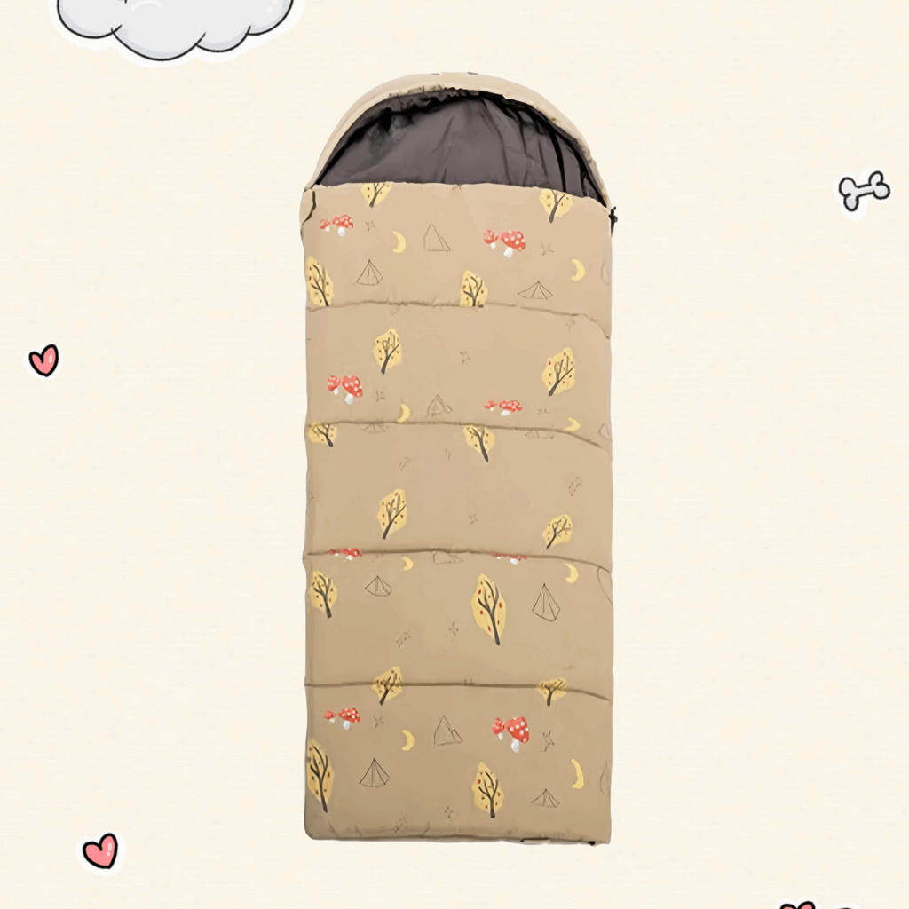 Light Mocha Kids Sleeping Bag image 2