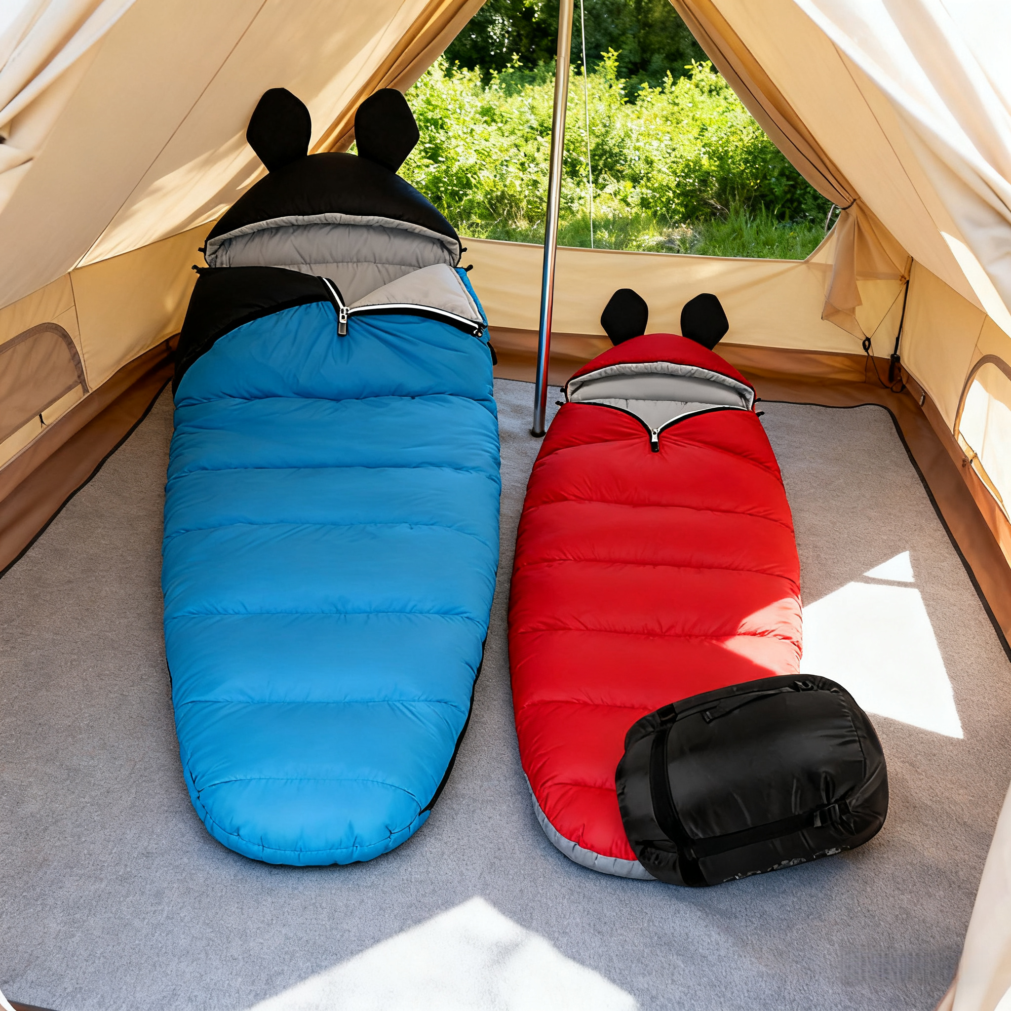 Blue Outdoor Sleeping Bag image 3