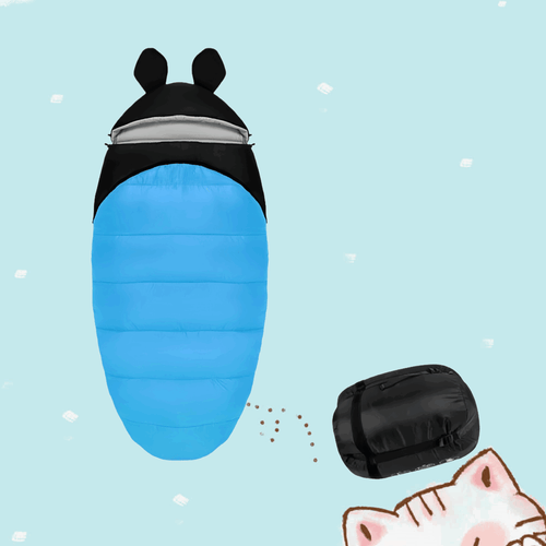 Blue Outdoor Sleeping Bag image 1