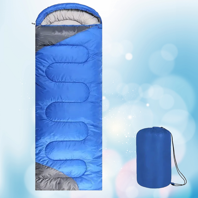 Blue & Black Adult Sleeping Bag image 2