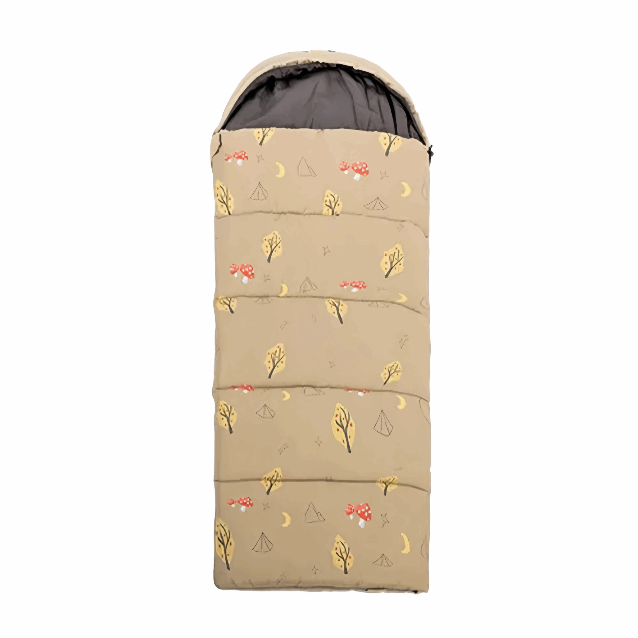 Light Mocha Kids Sleeping Bag image 0