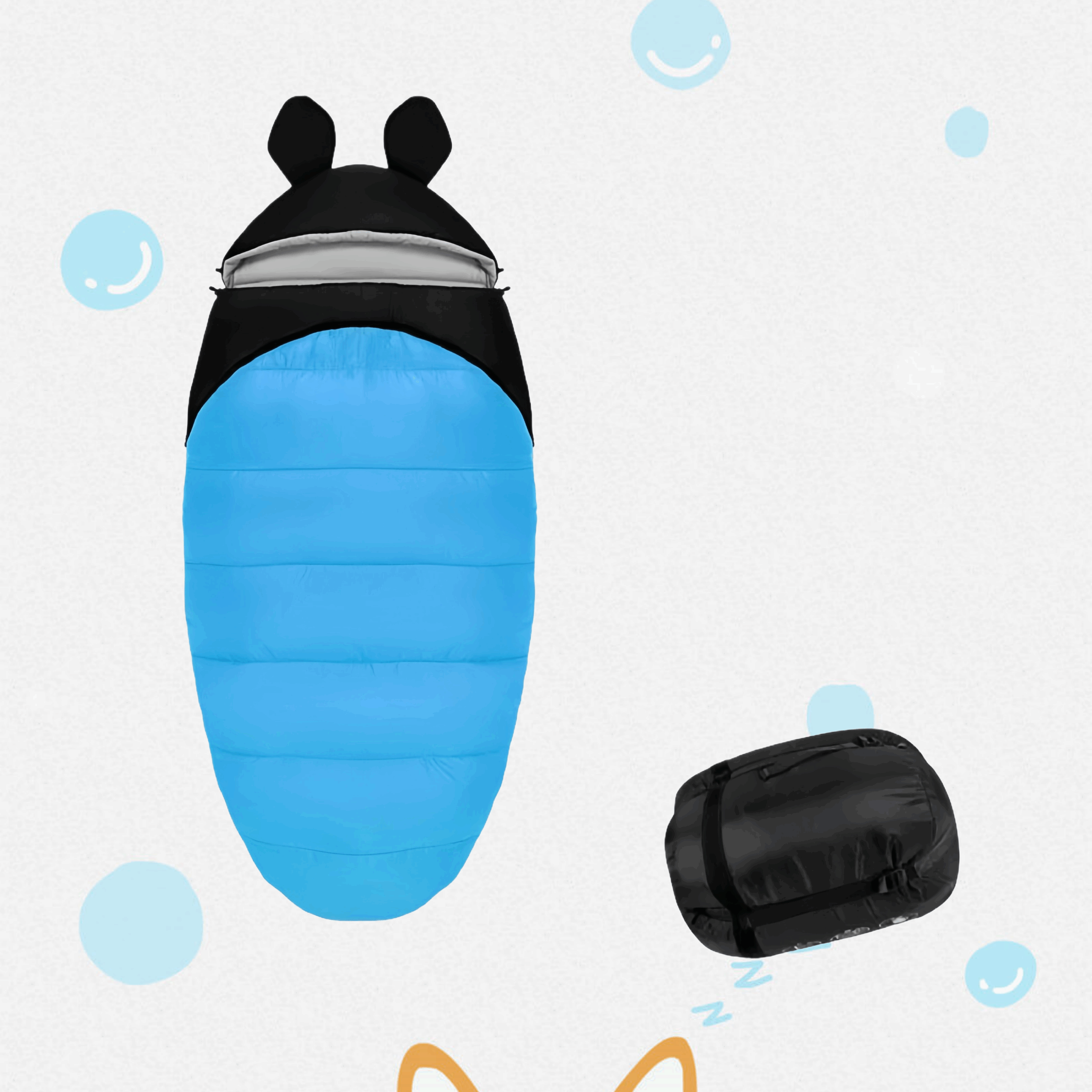 Blue Outdoor Sleeping Bag image 2
